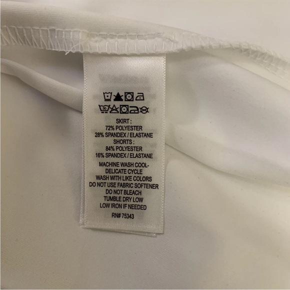 Tommy Bahama Golf Women's White Pleated Skort Quick Dry Stretch Size XL - NWT - Picture 11 of 12